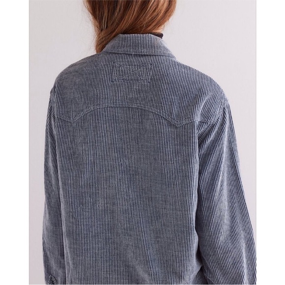 Free People We The Free Hideaway Cord Shirt - Picture 4 of 7